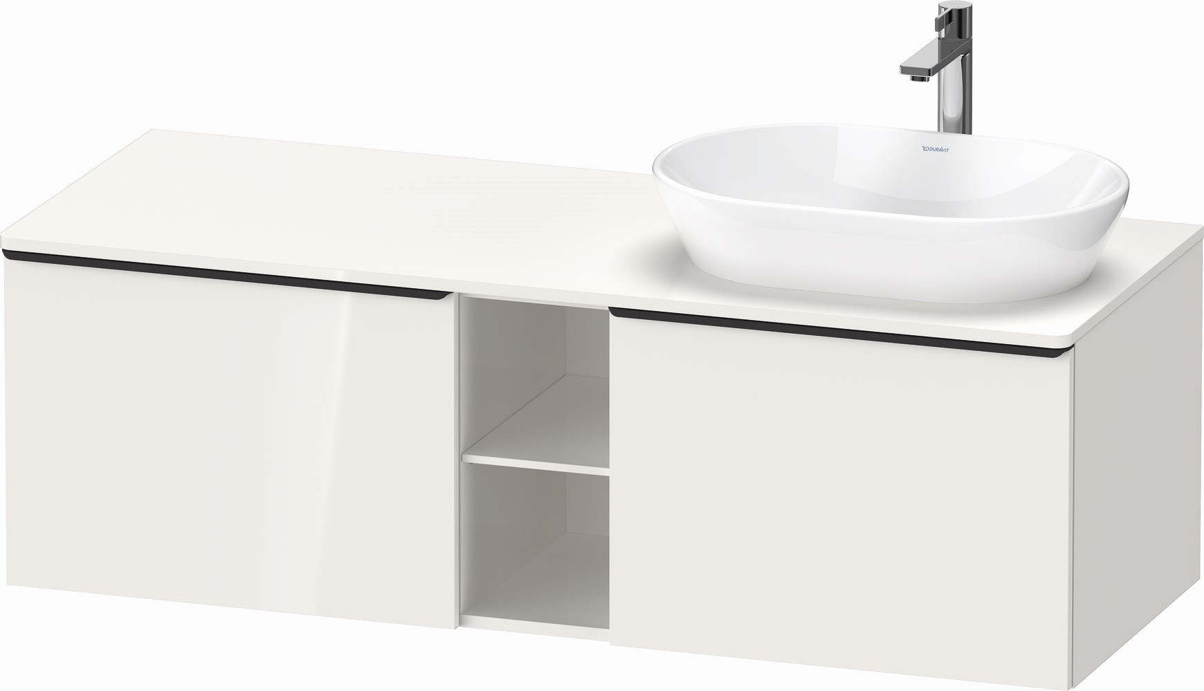 Duravit D-Neo skrinka 140x55x45.9 cm závesné pod umývadlo biela DE4950R2222