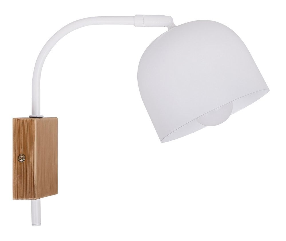 Candellux Rupi nástenná lampa 1x40 W biela 21-75482