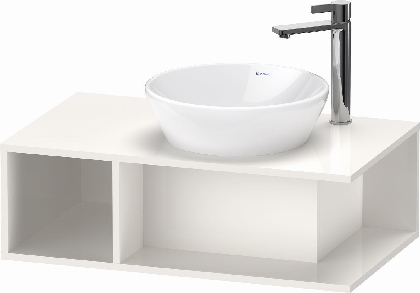 Duravit D-Neo skrinka 80x48x26 cm závesná kúpeľňová skrinka pod umývadlo biela DE493802222