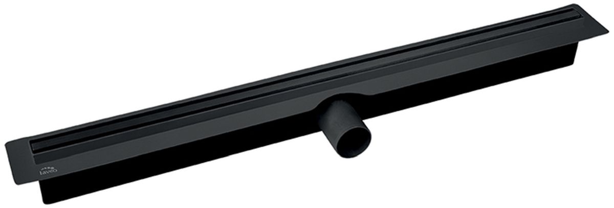 Laveo Slim sprchový odtok 60 cm čierna COS760D