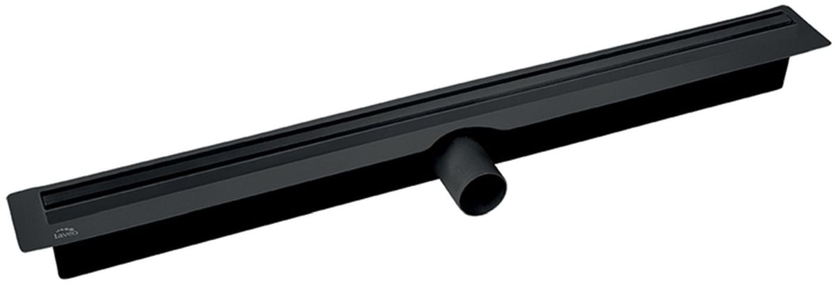 Laveo Slim sprchový odtok 100 cm čierna COS710D