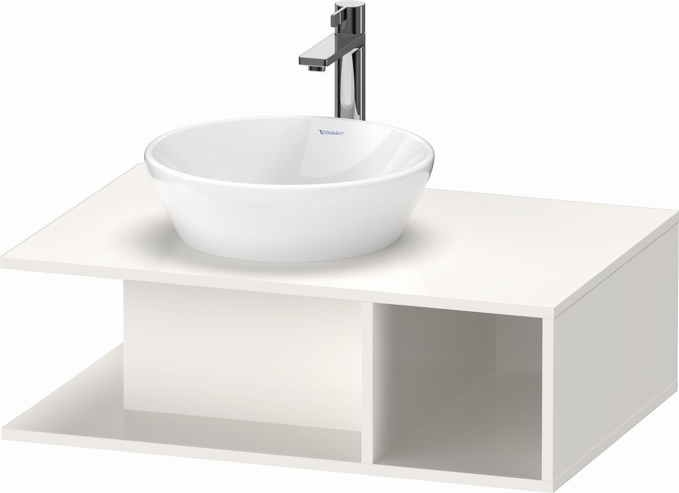 Duravit D-Neo skrinka 80x55x26 cm závesné pod umývadlo biela DE492802222