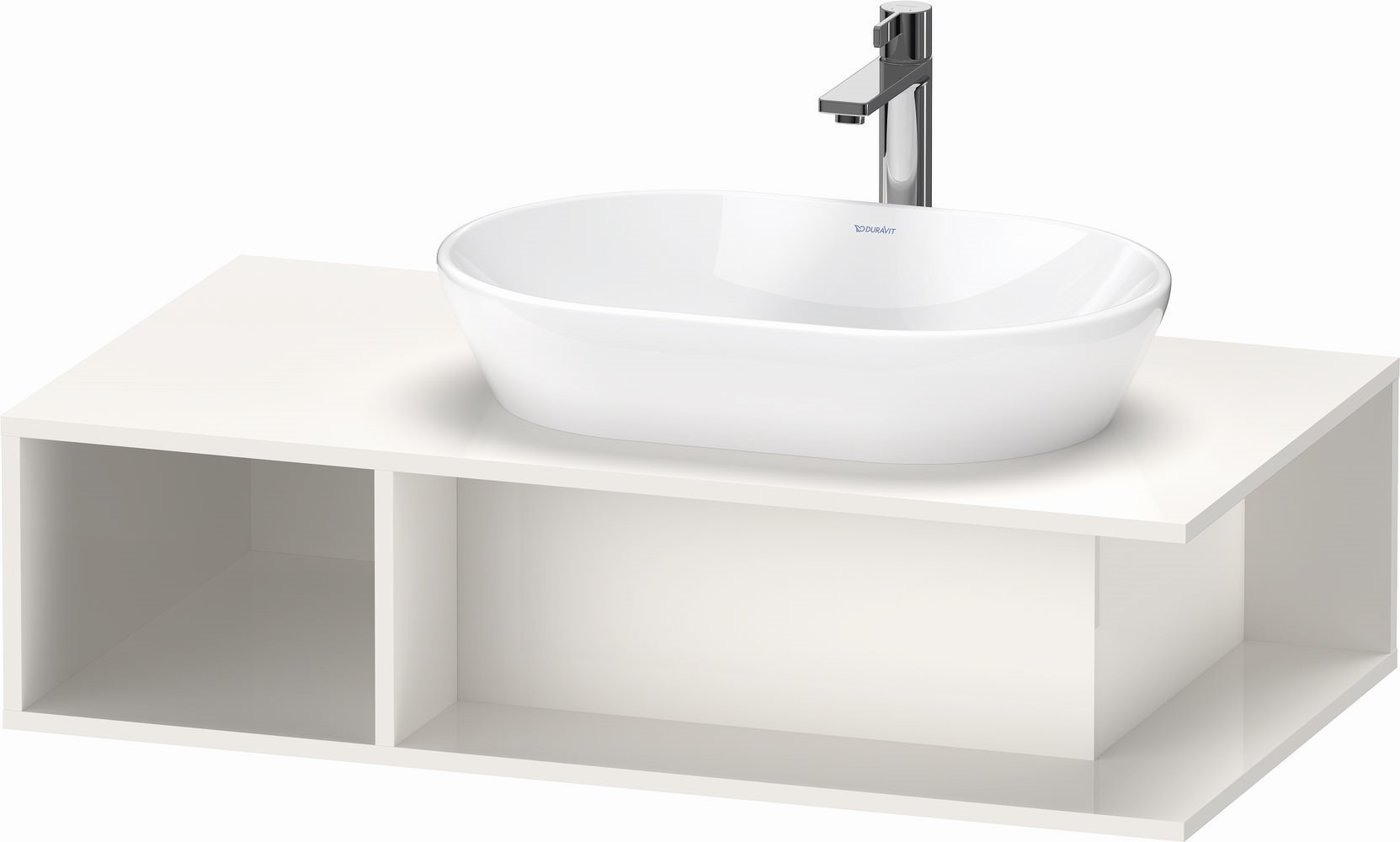 Duravit D-Neo skrinka 100x55x26 cm závesné pod umývadlo biela DE495902222