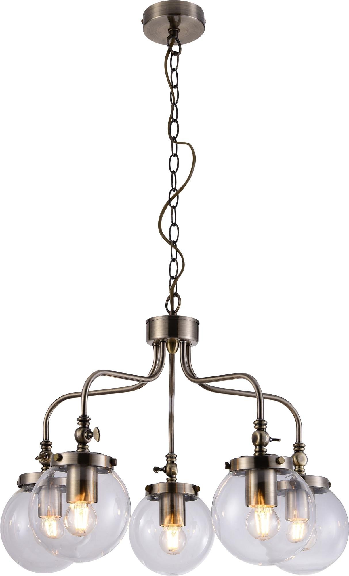 Candellux Ballet závesné svietidlo 5x40 W patinová 35-70876