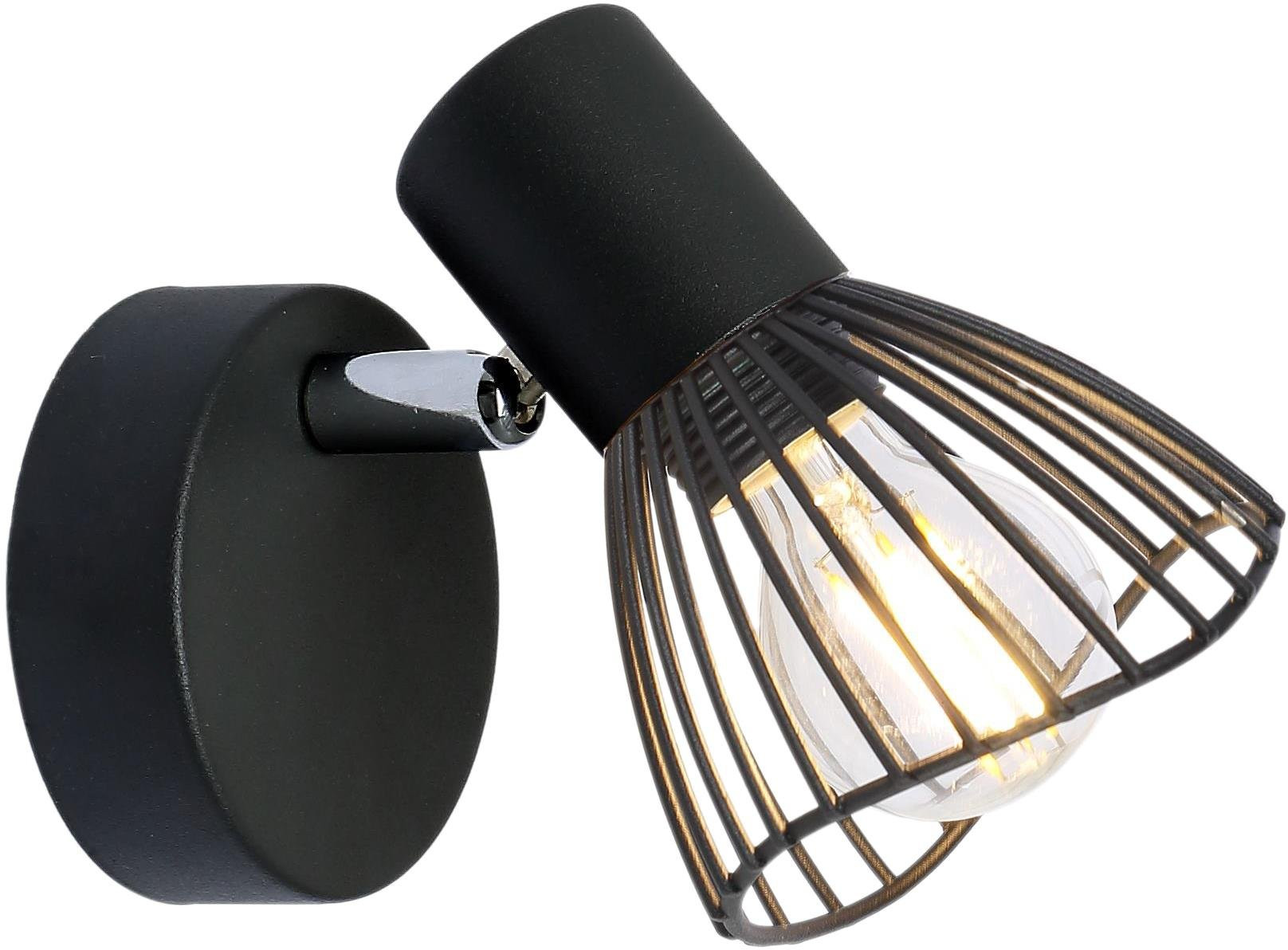 Candellux Fly nástenná lampa 1x40 W čierna 91-61881