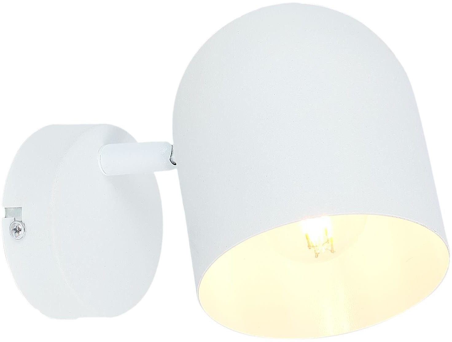 Candellux Azuro nástenná lampa 1x40 W biela 91-63243