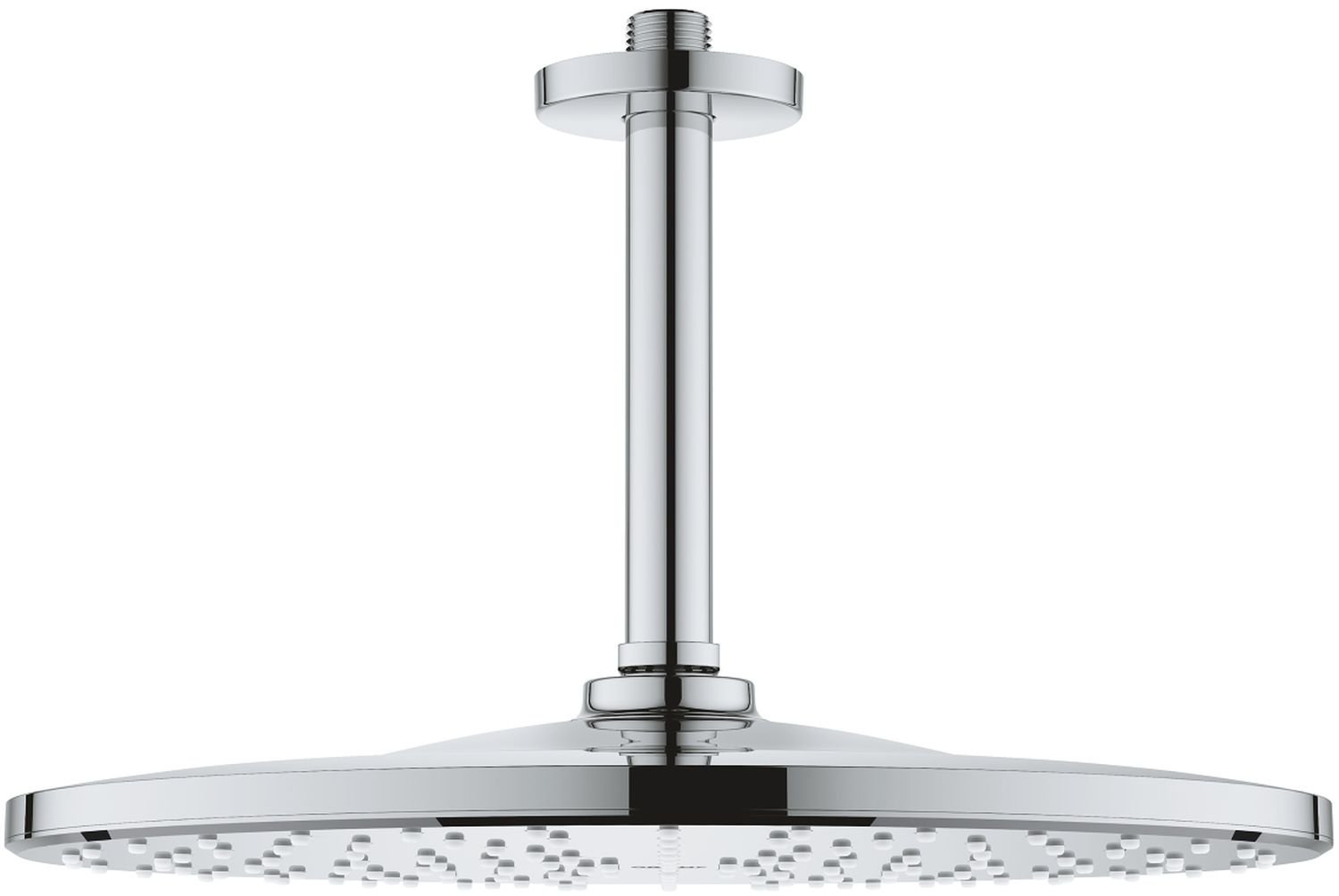 Grohe Rainshower horná sprcha so sprchovacím ramenom 31x31 cm okrúhly StarLight Chrome 26560000