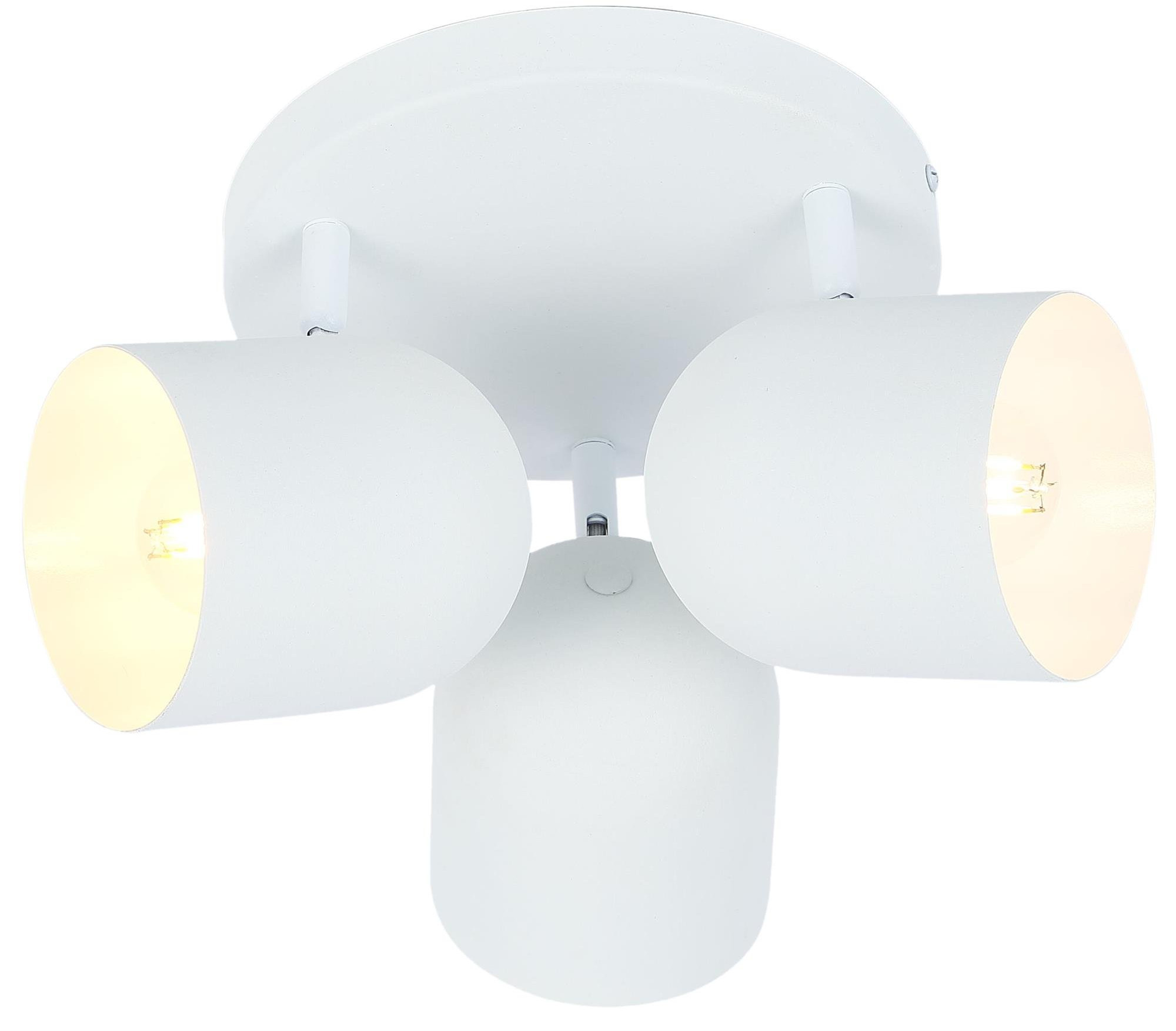 Candellux Azuro stropné svietidlo 3x40 W biela 98-63274