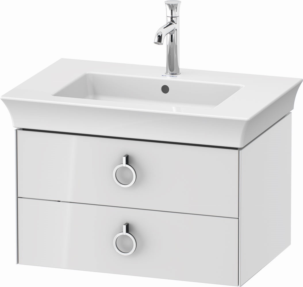 Duravit White Tulip skrinka 68.4x45.8x41 cm závesná kúpeľňová skrinka pod umývadlo biela WT435108585