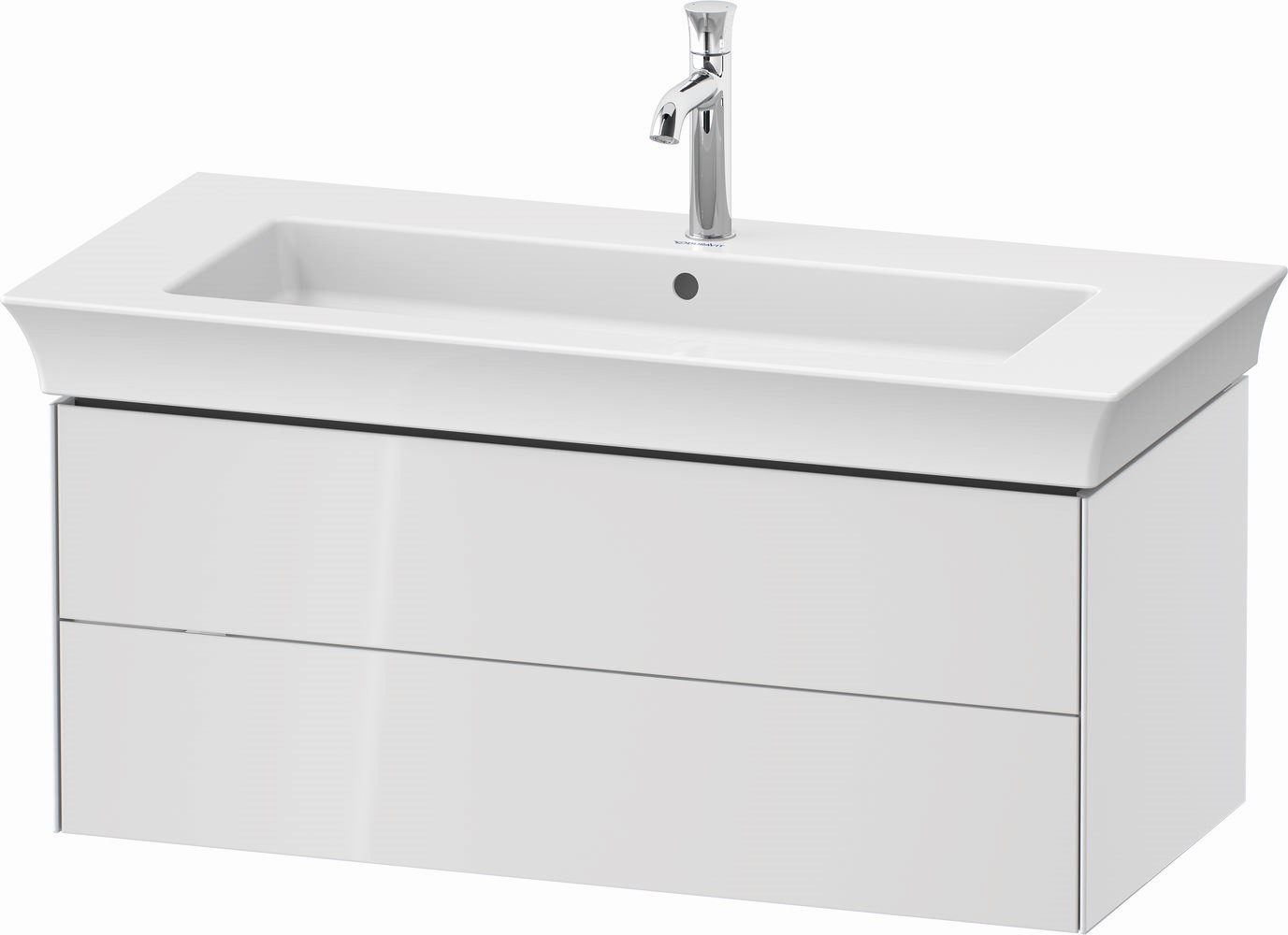 Duravit White Tulip skrinka 98.4x45.8x41 cm závesné pod umývadlo biela WT434208585