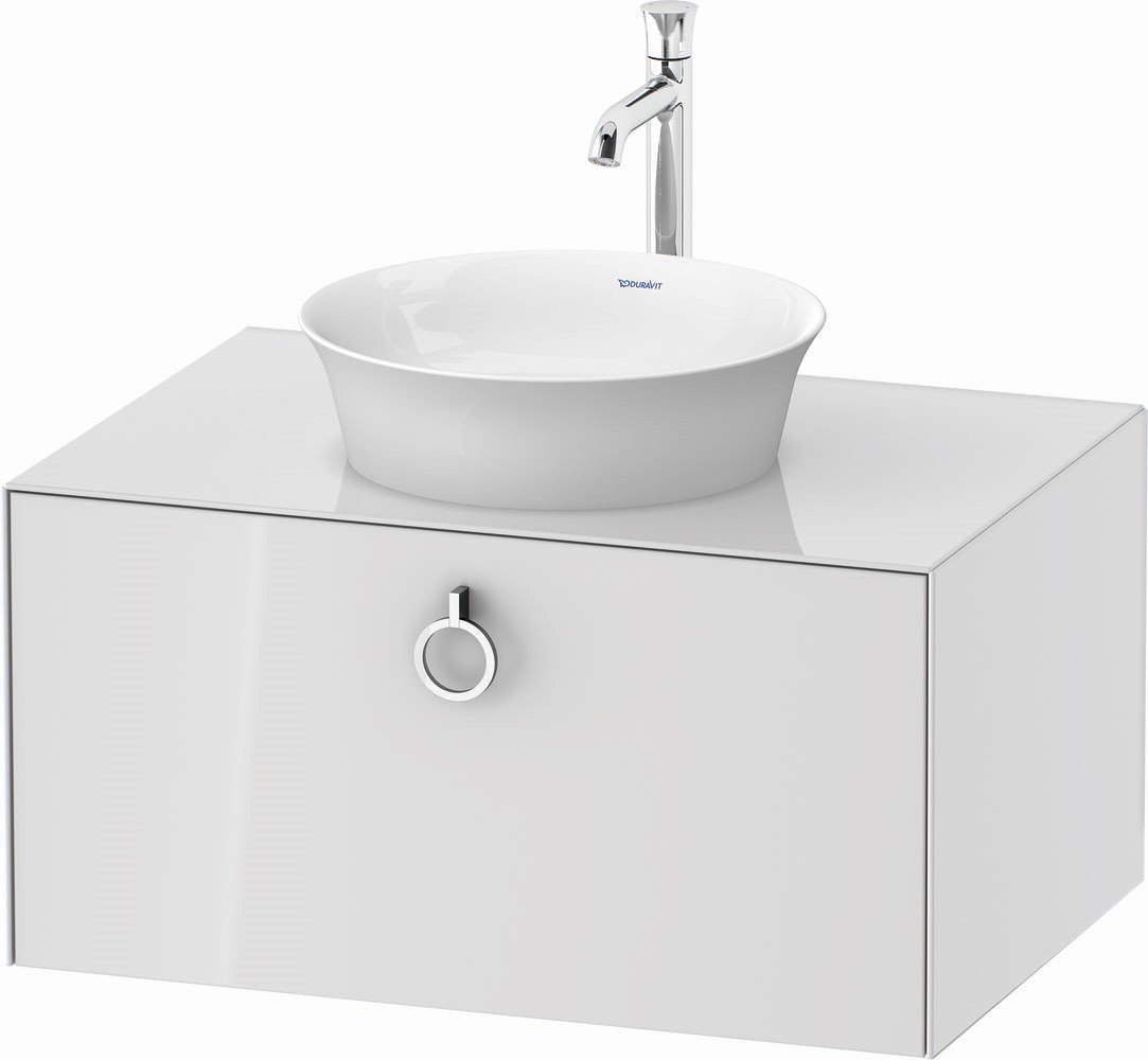 Duravit White Tulip skrinka 80x55x40.8 cm závesná kúpeľňová skrinka pod umývadlo biela WT498008585