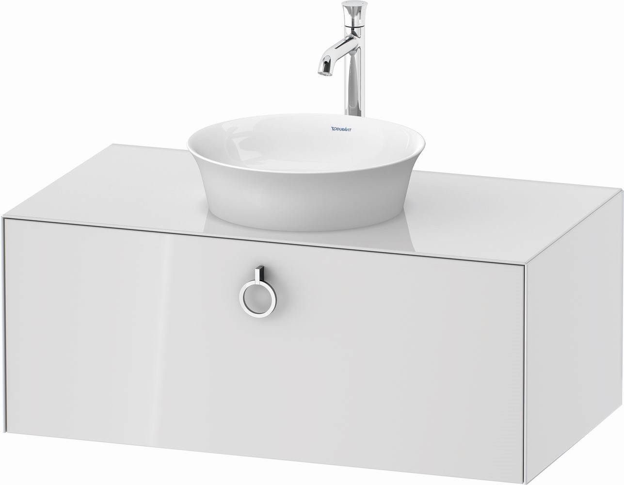 Duravit White Tulip skrinka 100x55x40.8 cm závesná kúpeľňová skrinka pod umývadlo biela WT498108585