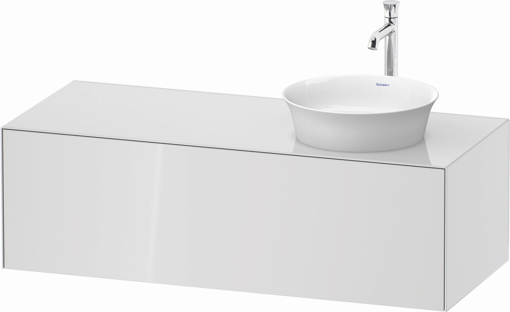 Duravit White Tulip skrinka 130x55x40.8 cm závesné pod umývadlo biela WT4977R8585