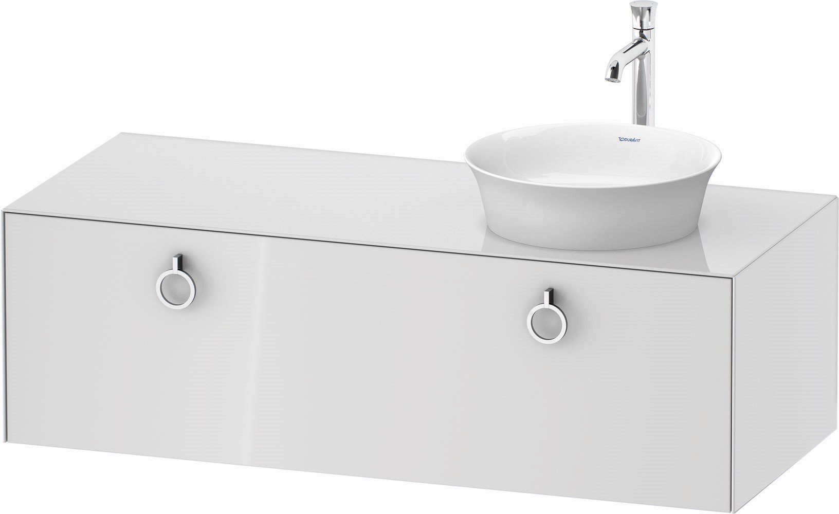 Duravit White Tulip skrinka 130x55x40.8 cm závesné pod umývadlo biela WT4982R8585