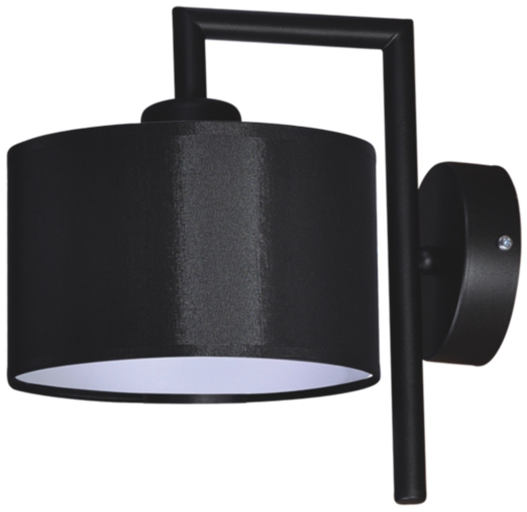 Kaja Simone Black nástenná lampa 1x60 W čierna K-4324