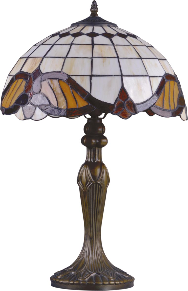 Kaja Witraż stolová lampa 1x60 W viacfarebná K-G161122