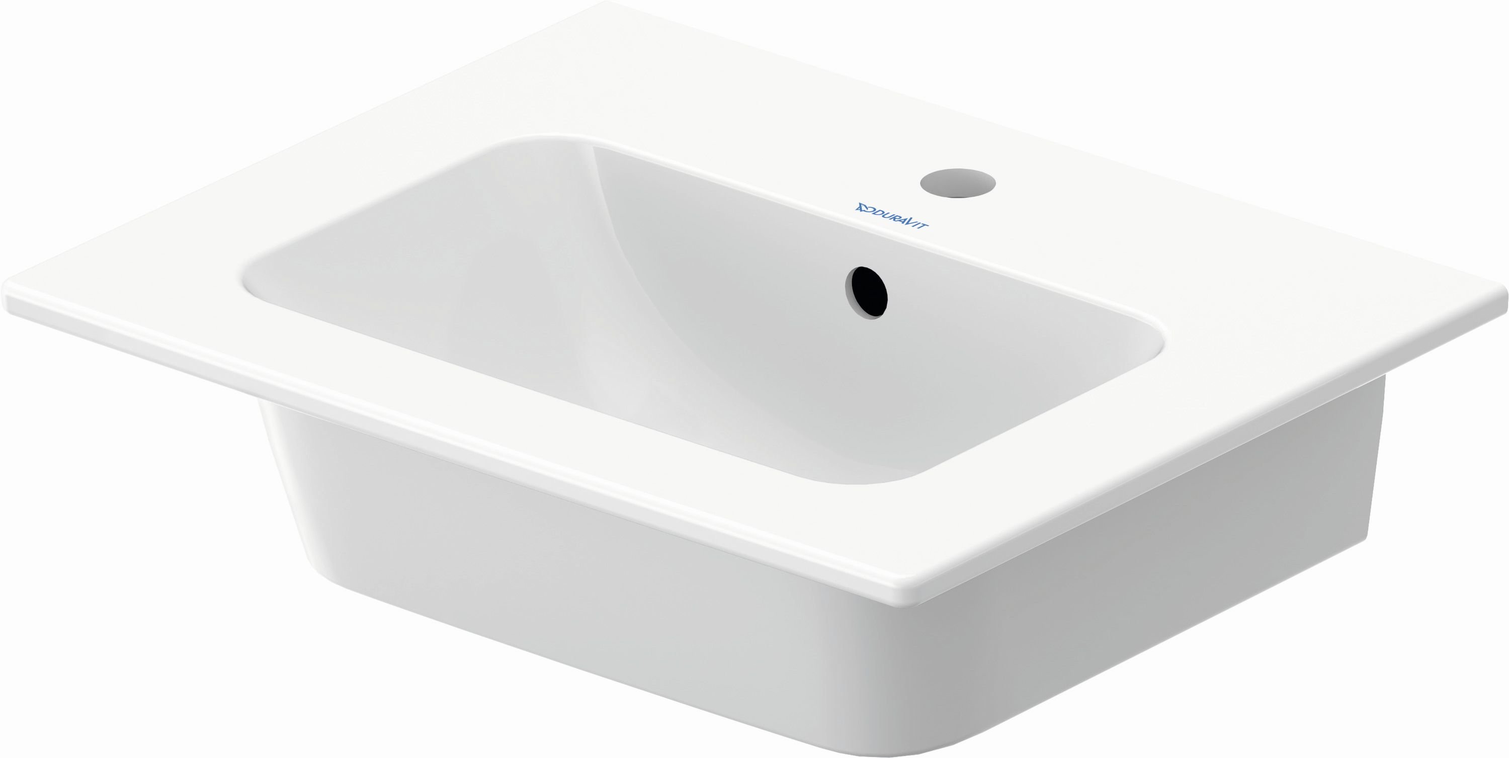 Duravit ME by Starck umývadlo 53x43 cm obdĺžnik umývadlo na nábytok biela 2336530000
