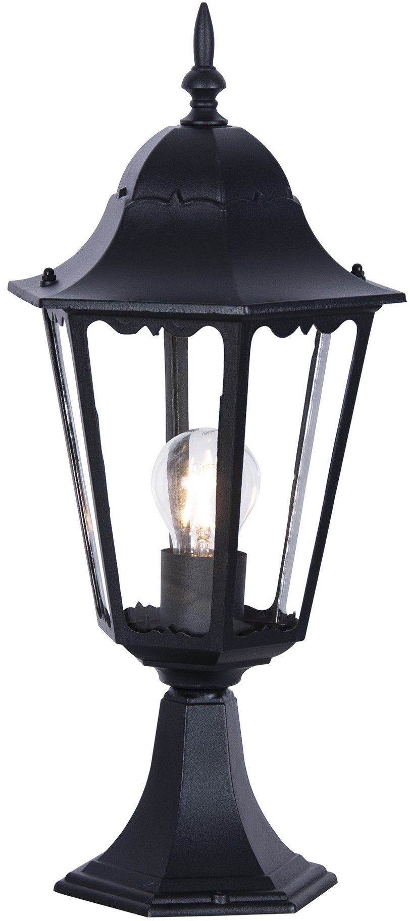 Kaja Lozana vonkajšia stojaca lampa 1x60 W čierna K-5006SCZARNY