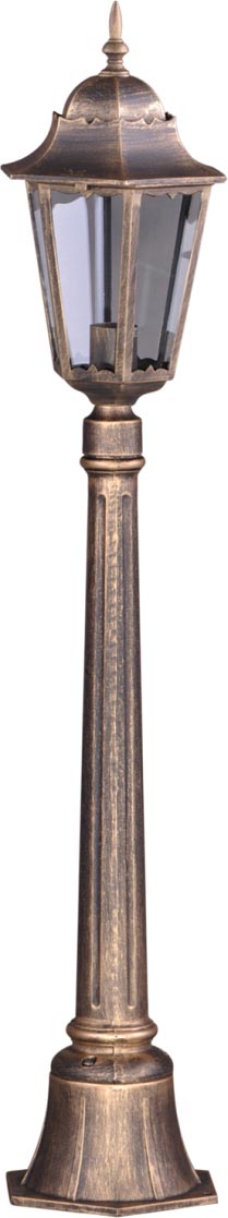 Kaja Lozana vonkajšia stojaca lampa 1x60 W čierna-zlatá K-6006ACZARNY/ZŁOTY