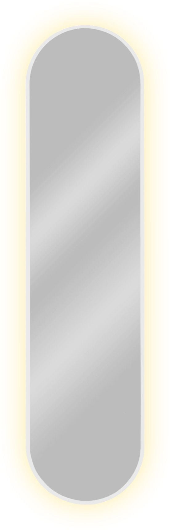 Baltica Design Tiny Border Pastille zrkadlo 40x155 cm oválne s osvetlením biela 5904107905617