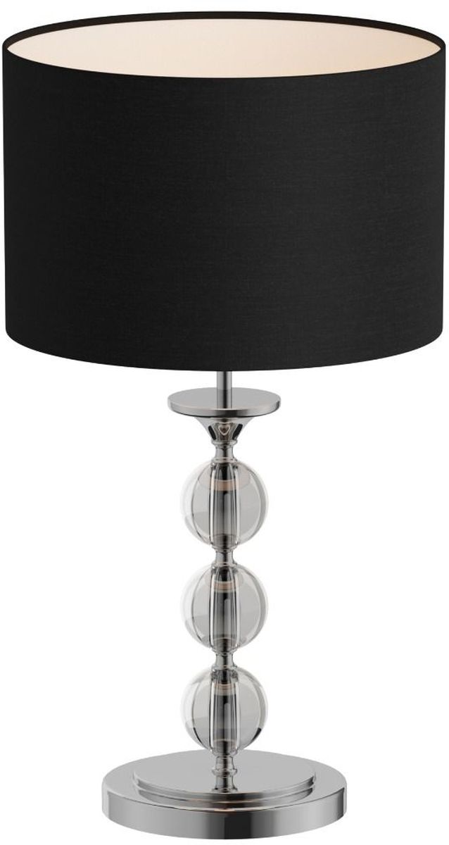 Zuma Line Rea stolová lampa 1x60 W čierna-chrómová RLT93163-1B