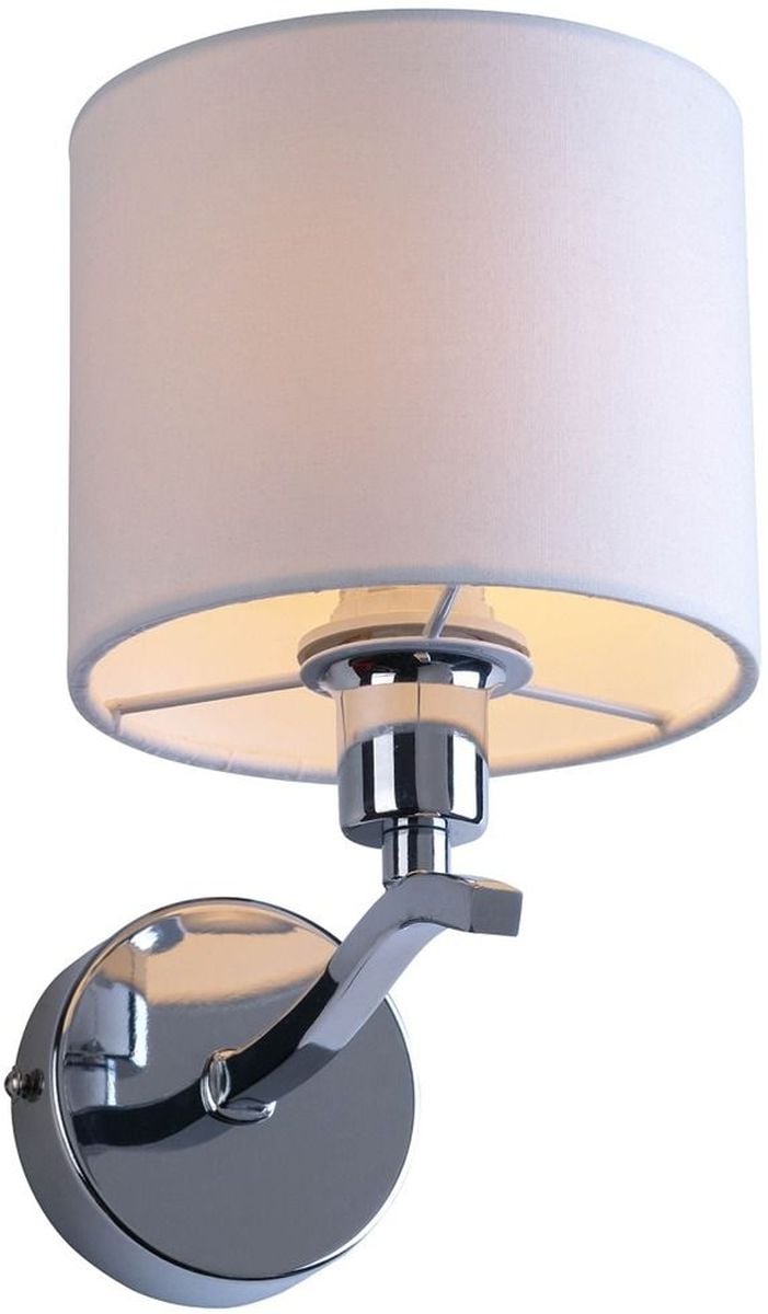 Zuma Line Carmen nástenná lampa 1x40 W chrómová-béžová RLB94103-1