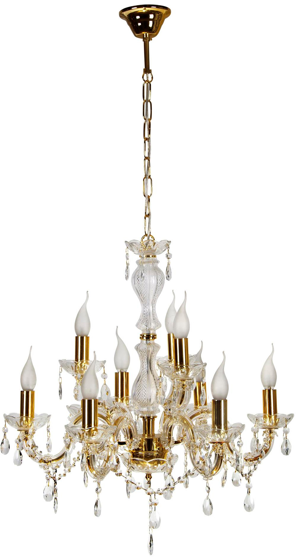 Candellux Maria Teresa závesné svietidlo x40 W zlatá 39-95841