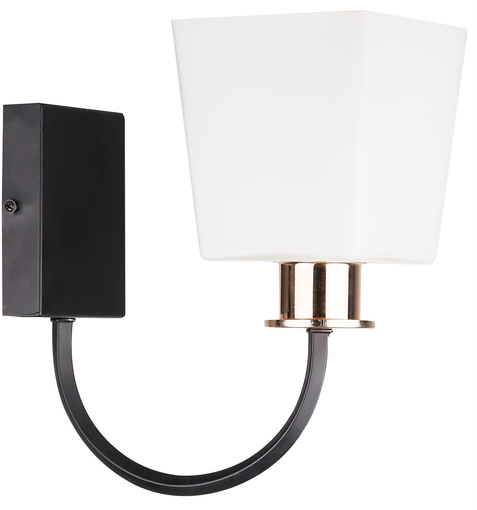 Candellux Schubert nástenná lampa 1x40 W čierna-zlatá 21-74225