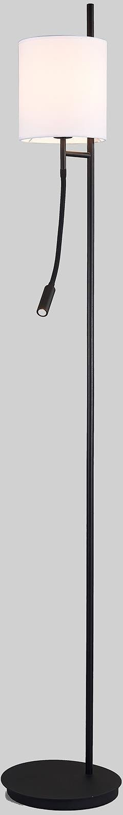 Ledea Tokyo stojaca lampa 2x40 W biela-čierna 50602139