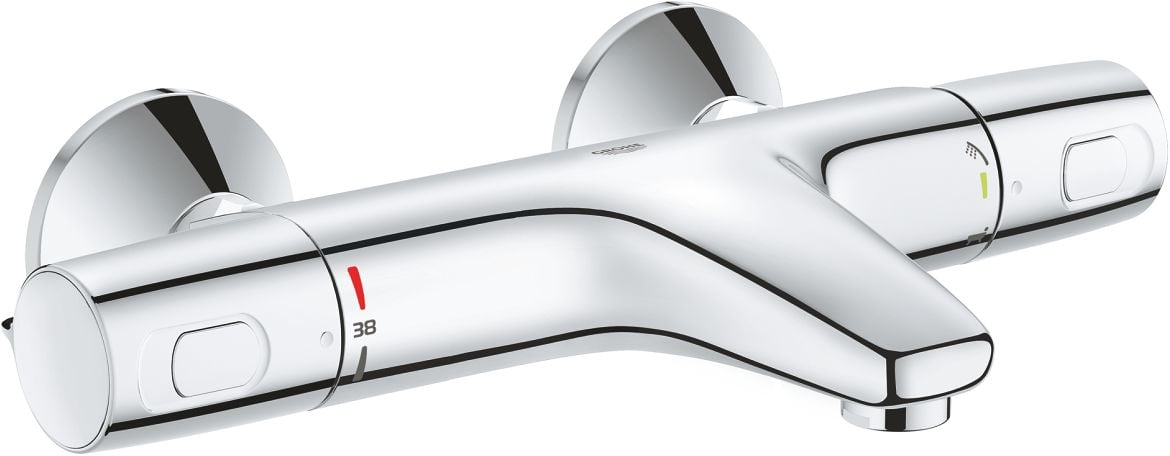 Grohe Precision vaňová/sprchová batéria nástenná s termostatom chrómová 34227002