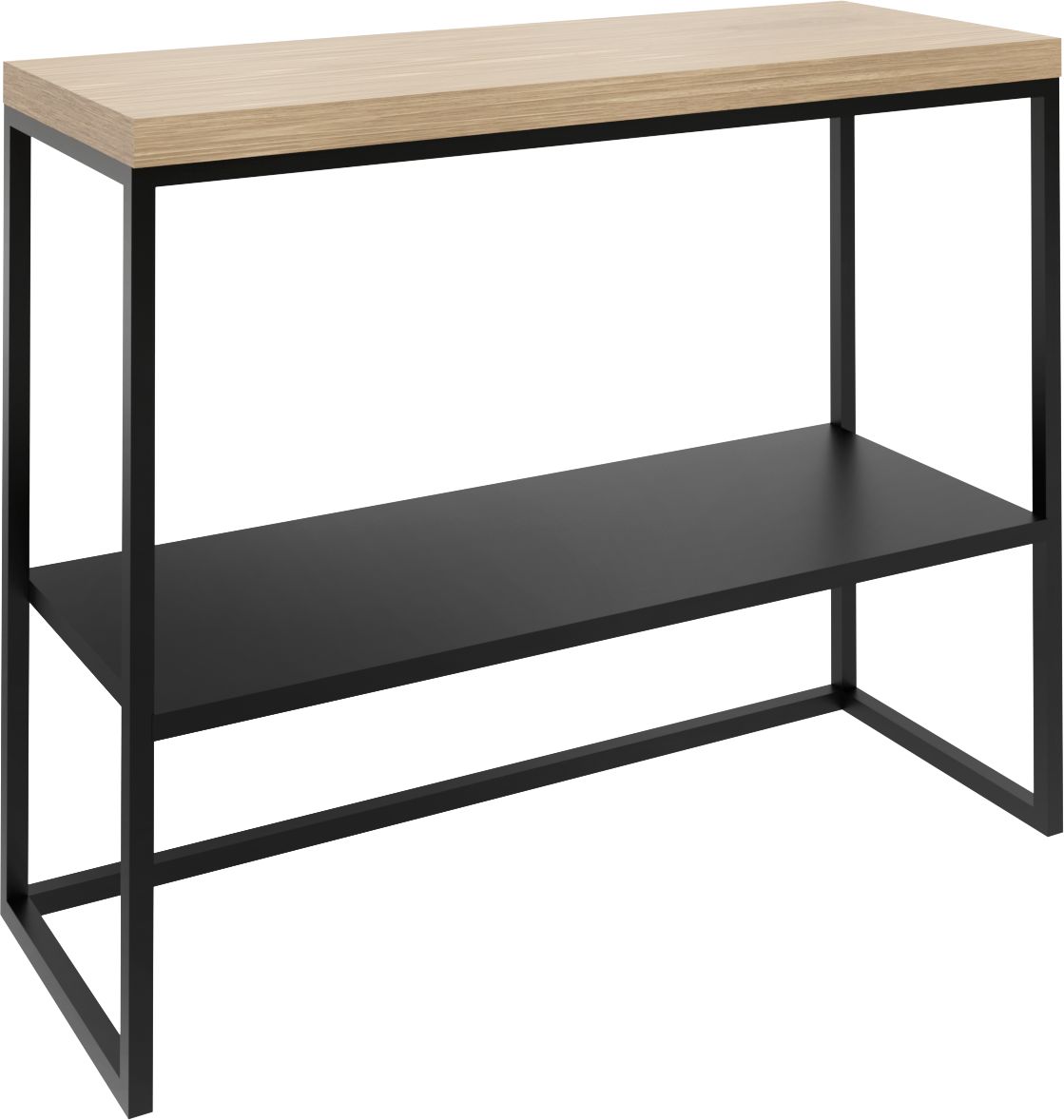 Baltica Design Elise konzola 60x35x75 cm čierna-dub 5904107906188