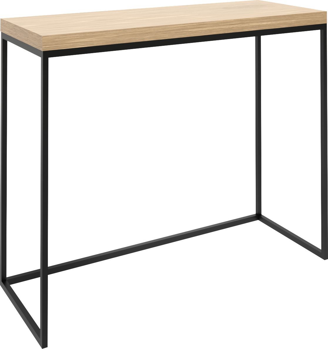Baltica Design Andrea konzola 90x35x75 cm čierna-dub 5904107906249
