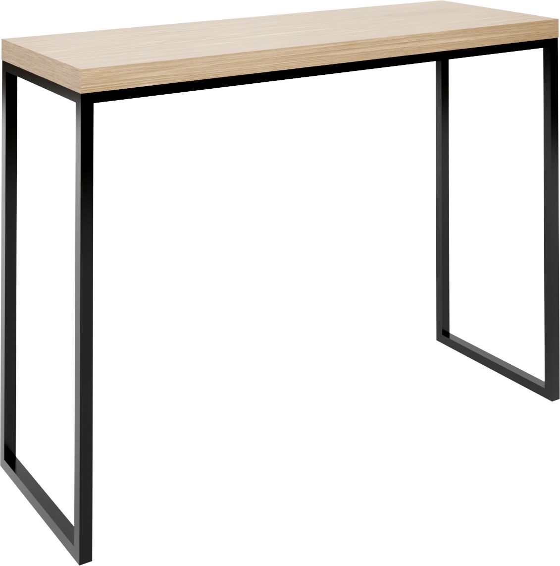 Baltica Design Laila konzola 95x35x75 cm čierna-dub 5904107906409