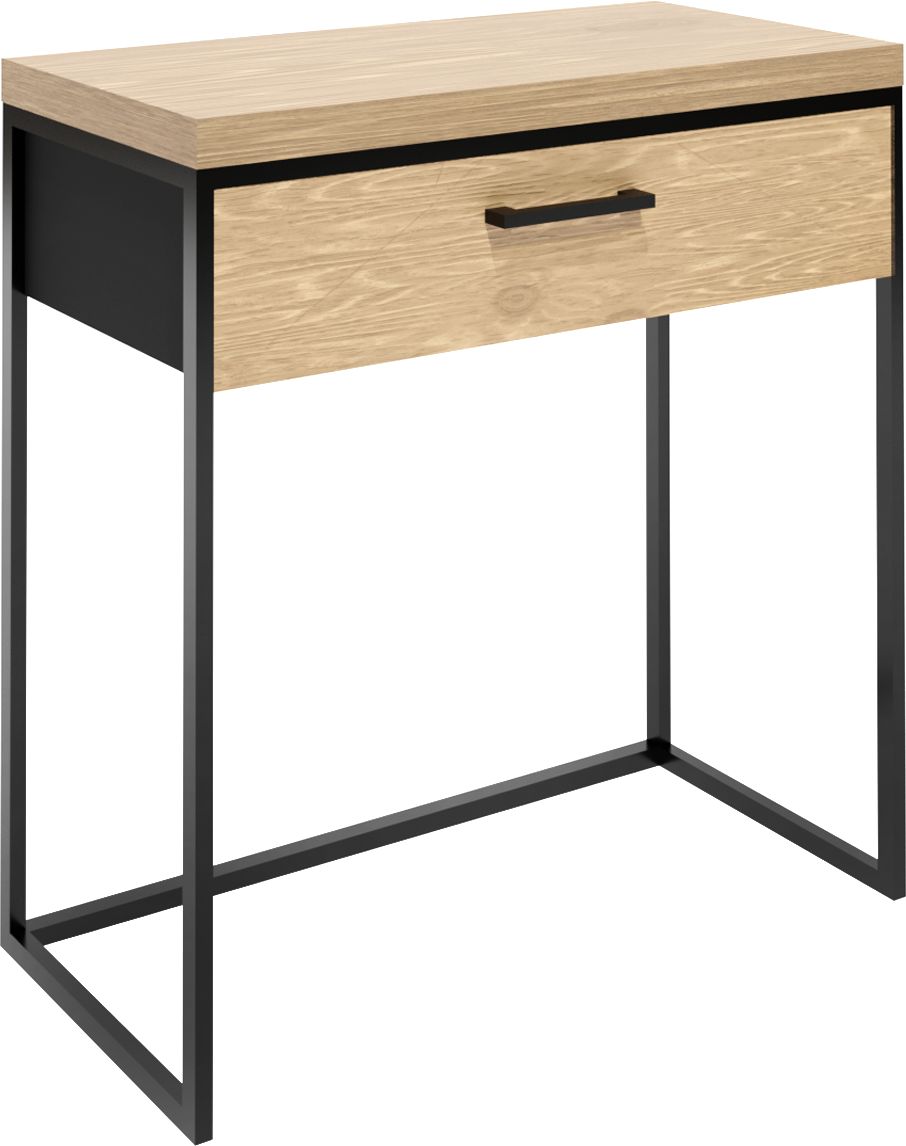 Baltica Design Elin skrinka 75x43x75 cm kúpeľňová skrinka pod úmývadlo stojaca čierna-dub 5904107906454
