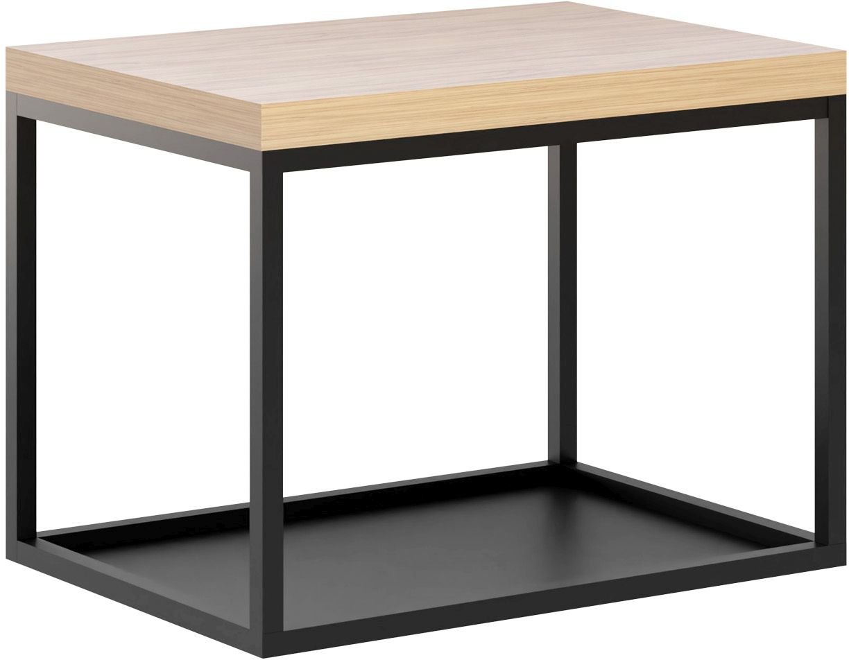 Baltica Design Hege konzola 75x43x45 cm čierna-dub 5904107906539