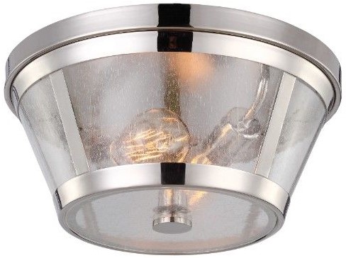 Elstead Lighting Harrow stropné svietidlo 2x60 W niklová FE-HARROW-F