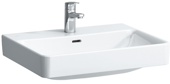 Laufen Pro S umývadlo 60x46.5 cm obdĺžnik klasické umývadlo-pultové umývadlo biela H8169634001041