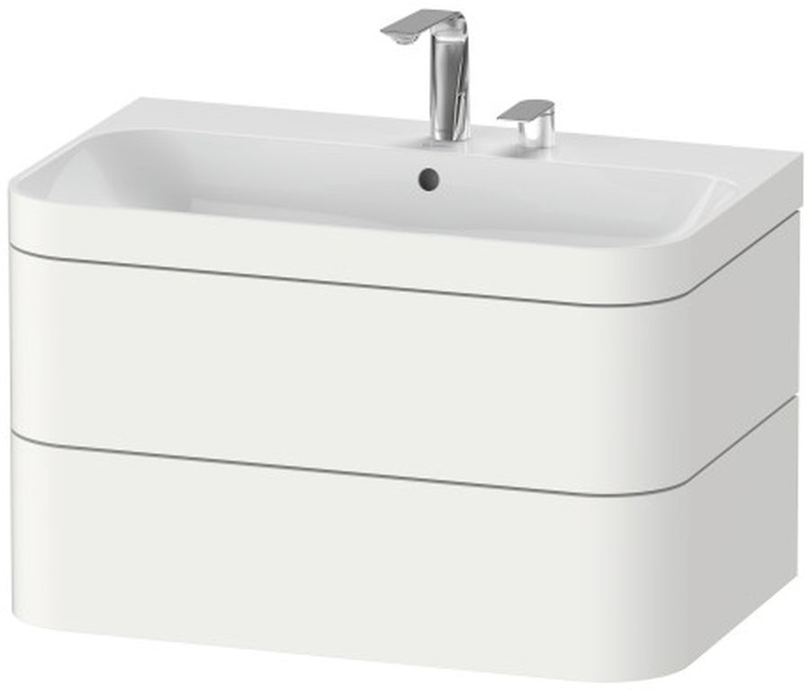 Duravit Happy D.2 umývadlo so skrinkou 77.5 cm biela HP4637E3636