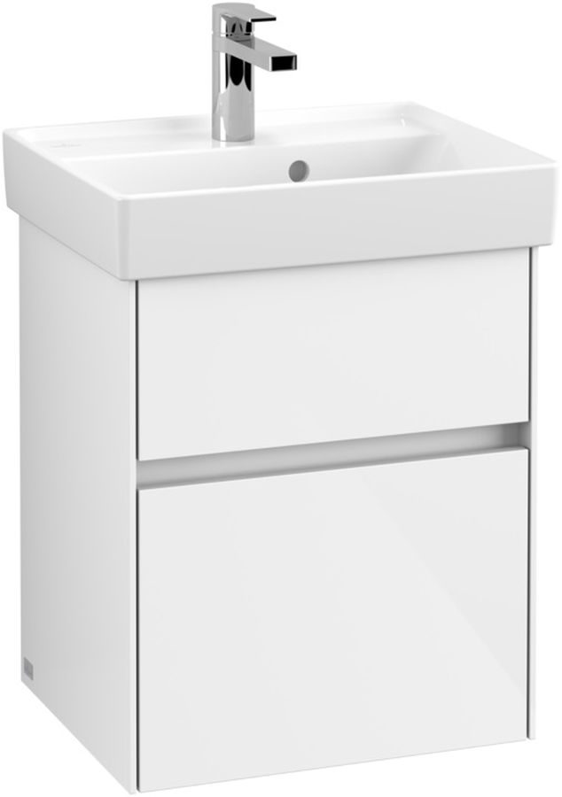 Villeroy & Boch Collaro skrinka 46x37.4x54.6 cm závesná kúpeľňová skrinka pod umývadlo biela C00600DH