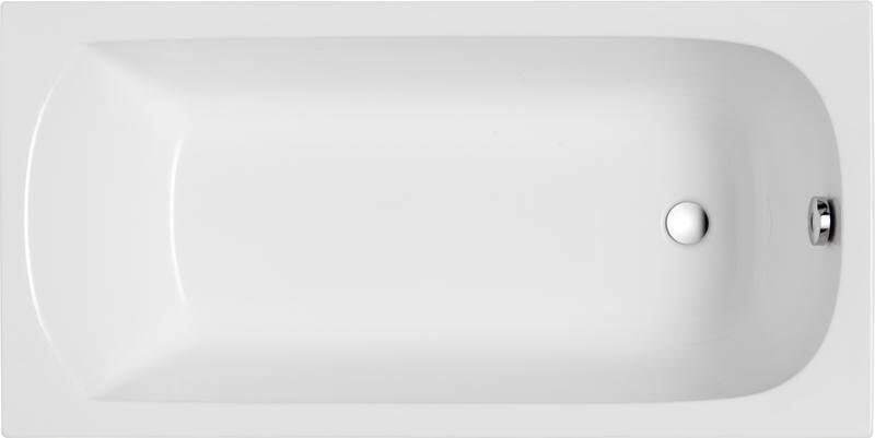 Polimat Classic obdĺžniková vaňa 130x70 cm biela 00134