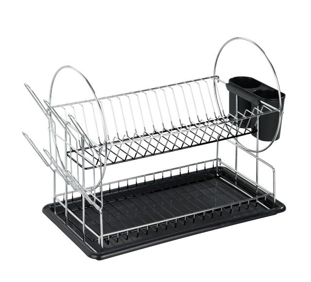 Wenko Premium sušička riadu 52x24x36 cm sivá-čierna 2372100