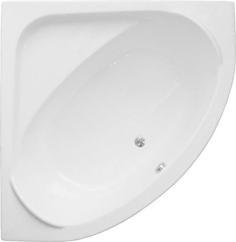 Polimat Standard rohová vaňa 140x140 cm ľavostranné biela 00254