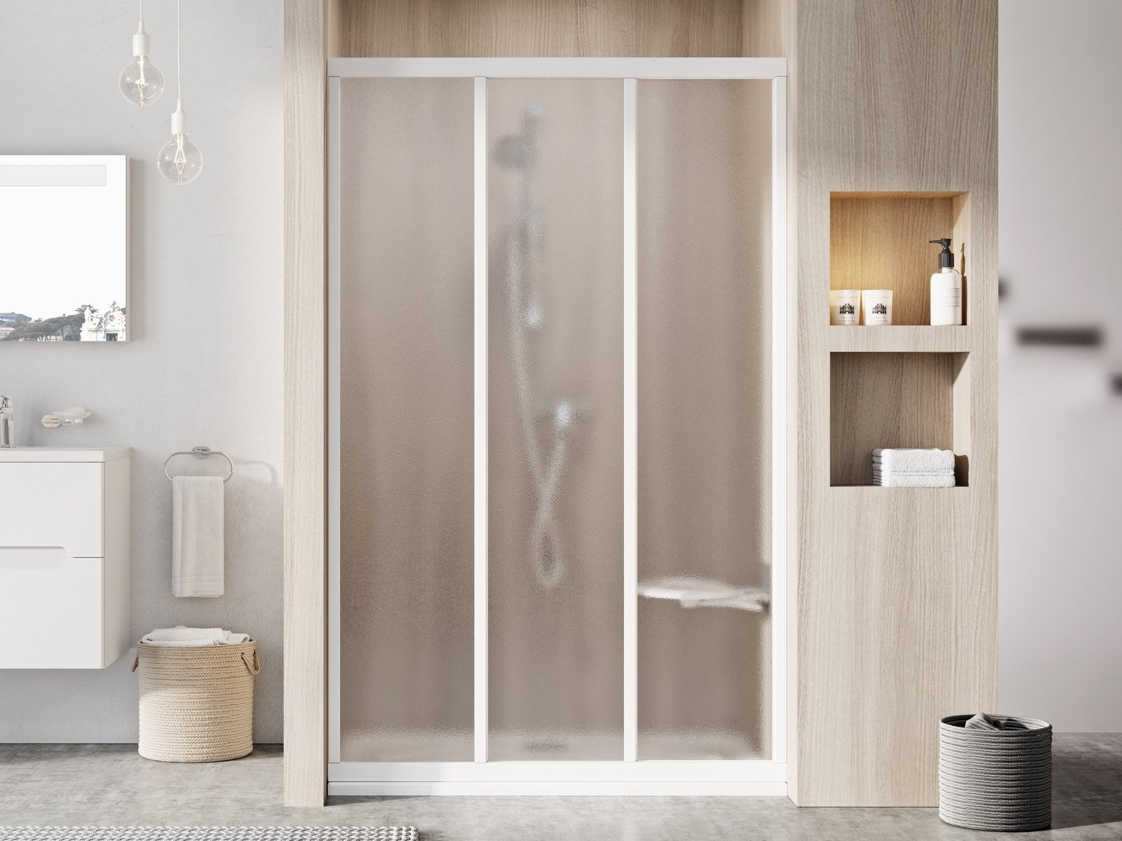 Ravak Supernova sprchové dvere 90 cm posuvné biela lesklá/ 00V701R2ZG