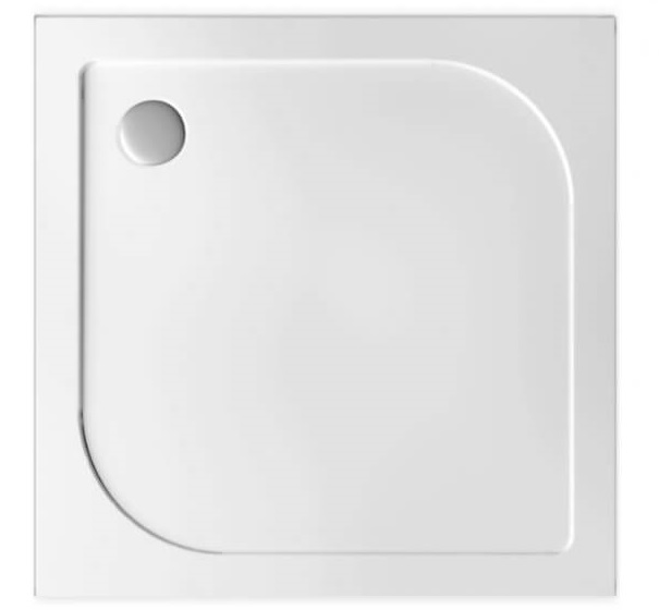 Polimat Tenor štvorcová sprchová vanička 80x80 cm biela 00382