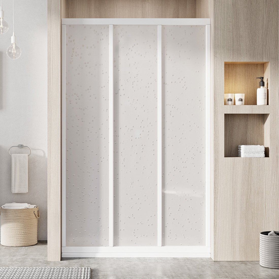 Ravak Supernova sprchové dvere 120 cm posuvné biela lesklá/materiál polystyrén 00VG01R211