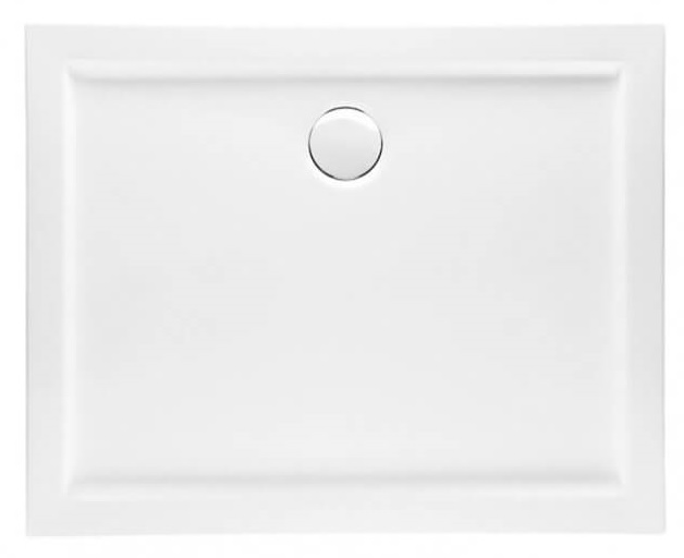 Polimat Goliat obdĺžniková sprchová vanička 120x80 cm biela 00368