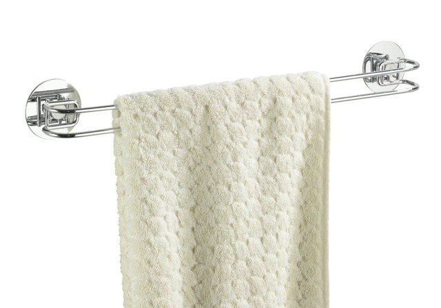 Wenko Turbo-Loc rund Stahl vešiak na uterák strieborná 18769100