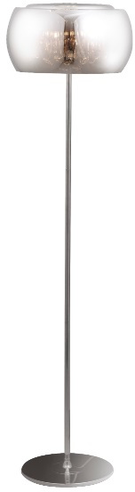 MaxLight Moonlight stojaca lampa 4x40 W chróm F0076-04A