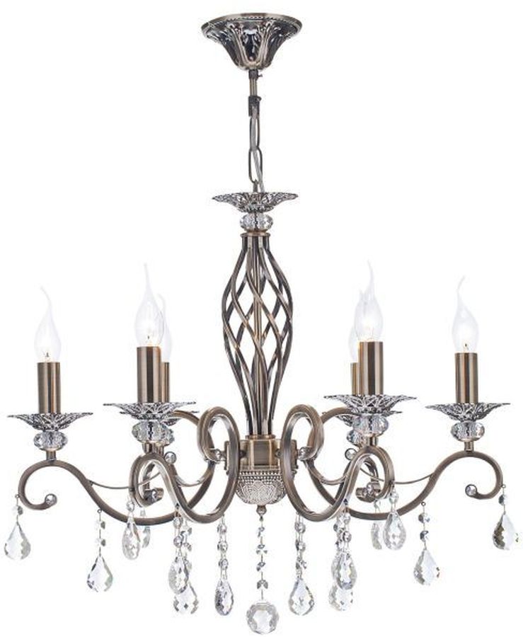 Maytoni Grace závesné svietidlo 6x60 W hnedá RC247-PL-06-R
