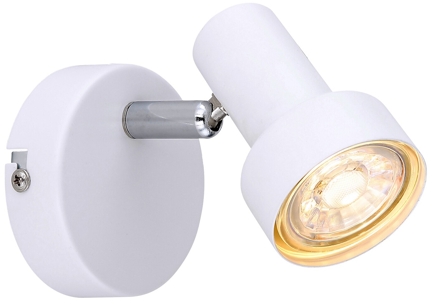 Rabalux Konrad nástenná lampa 1x50 W biela 5354